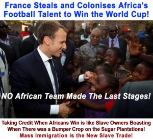 France steals Africans