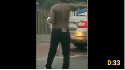 Migrant Undresses At Primary School Crossing Near DP Centre in Waterford - What If He Was Armed? 